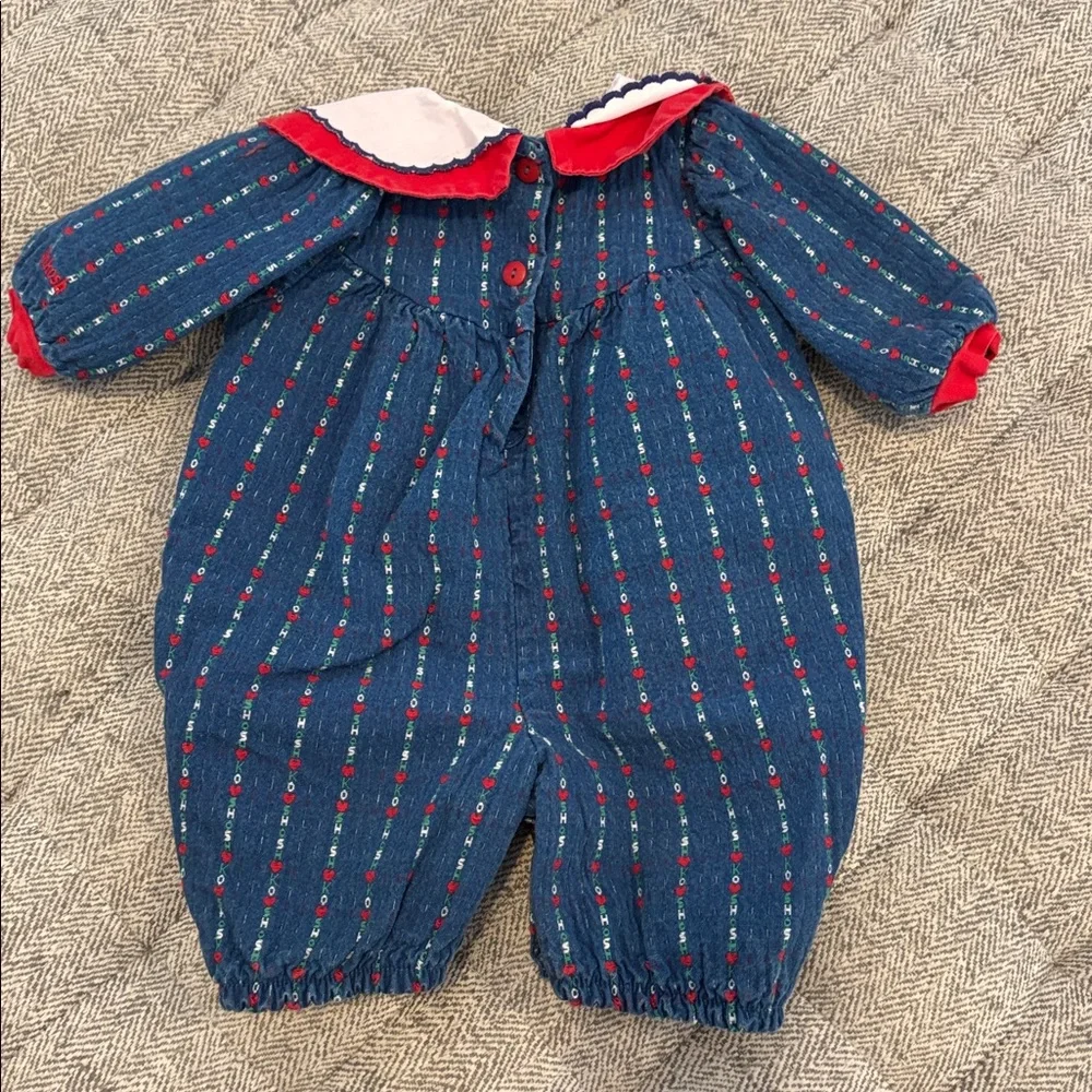 Vintage denim Oshkosh romper size 3-6 mths
